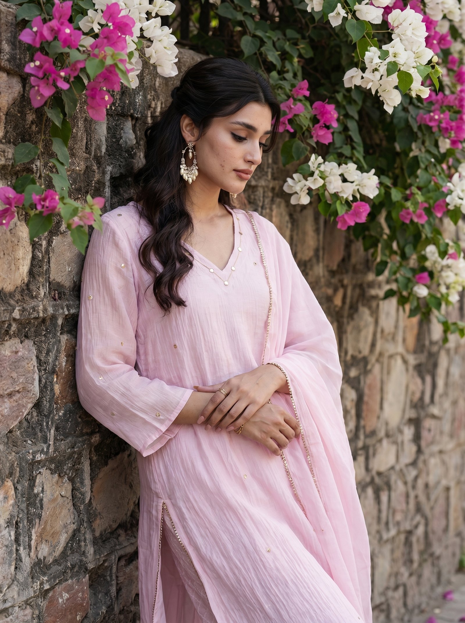 Wine Velvet Anarkali Suit