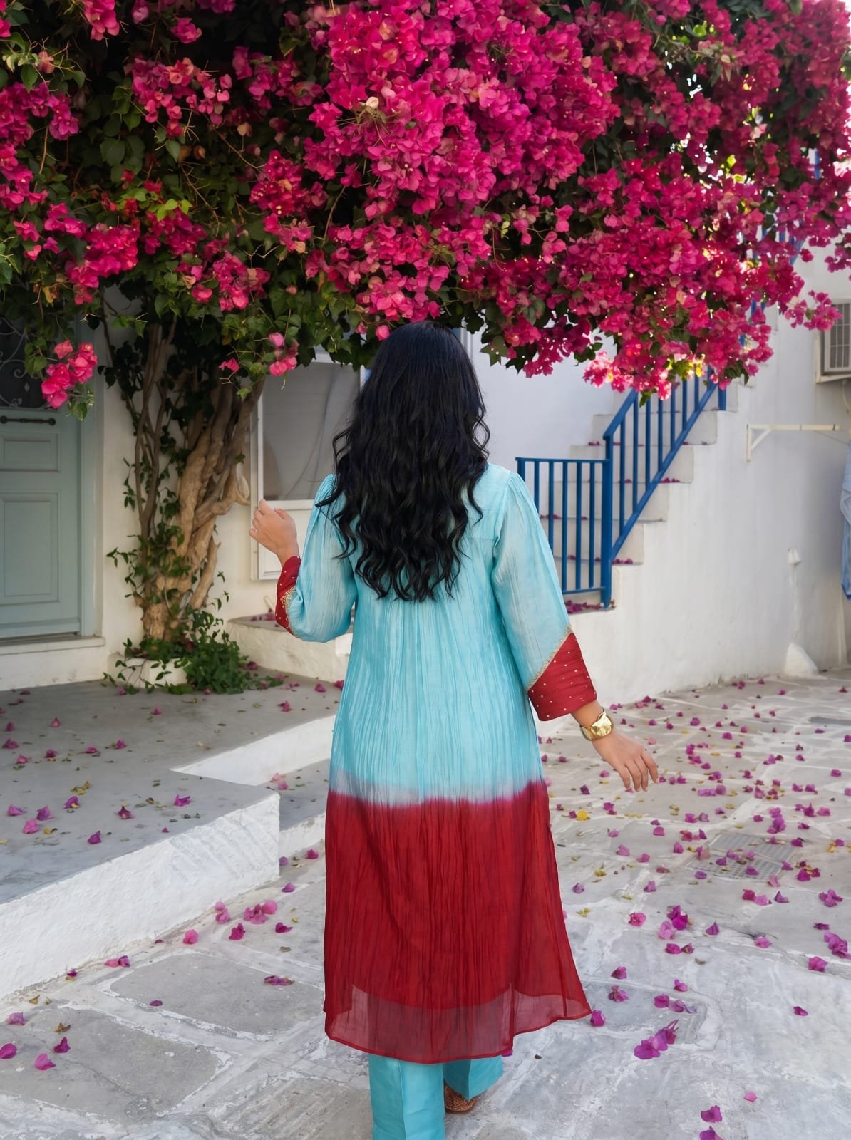 Mustard Gamthi Chanderi Suit
